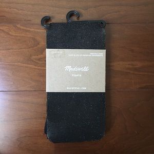 Madewell Sheer Night Sparkle Tights